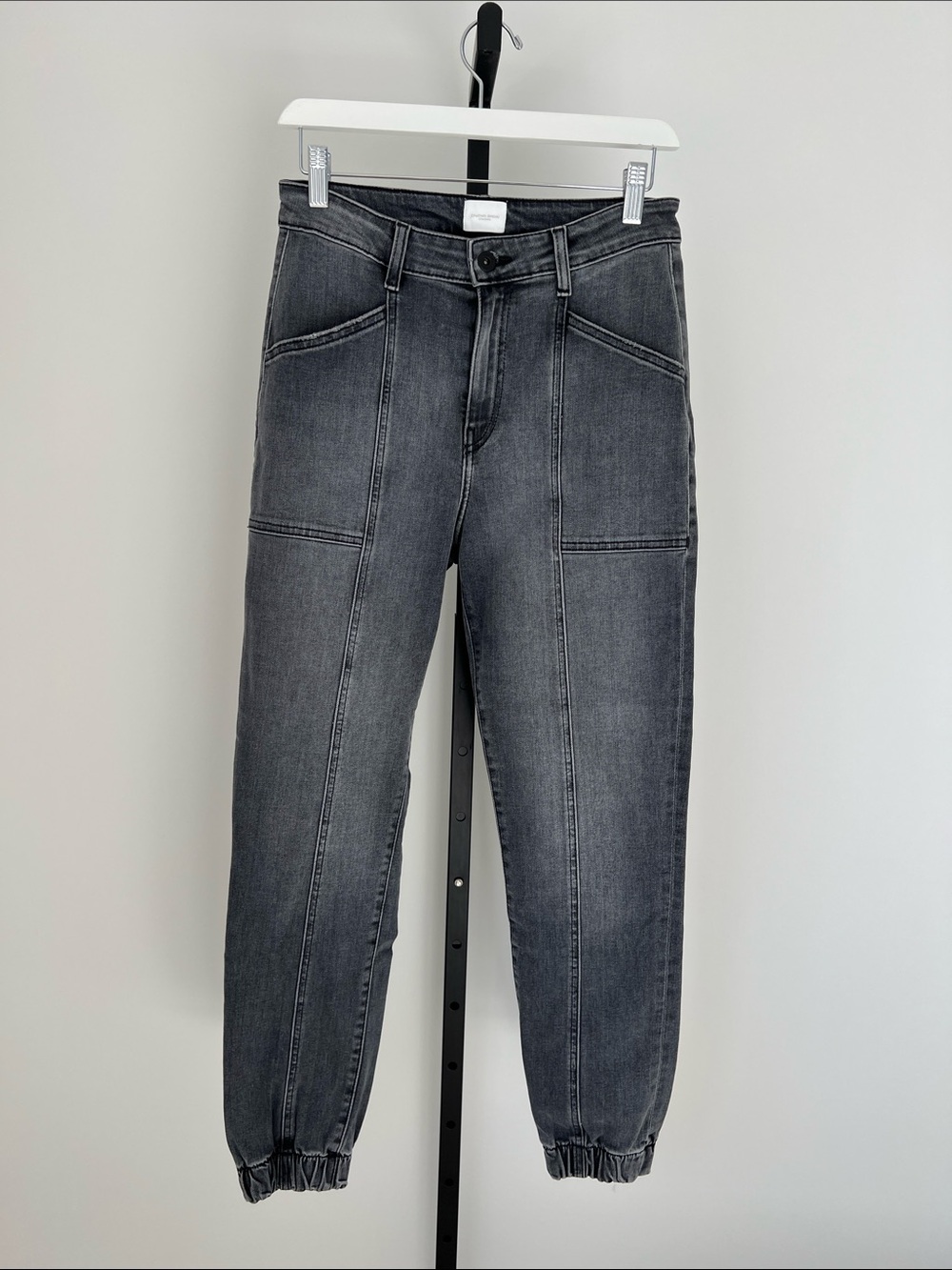 Jonathan Simkhai Washed Black Boyfriend Jeans